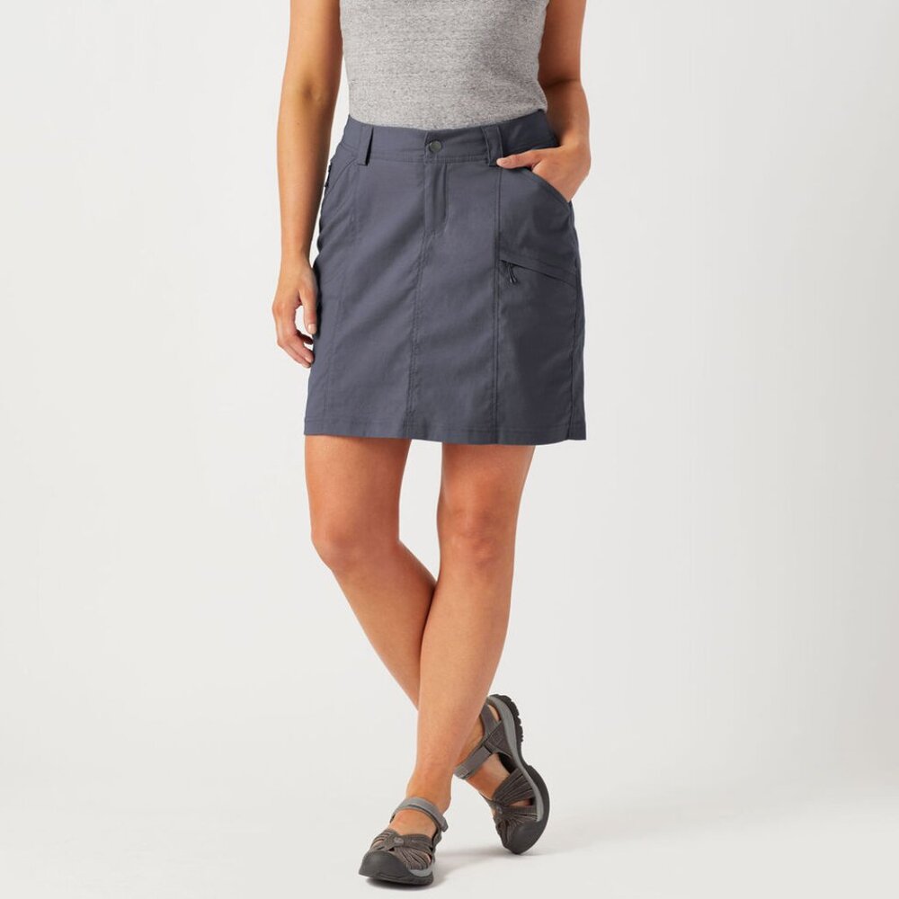 DULUTH TRADING CO. Women's Dry on the Fly Skort Size 14 In Ink